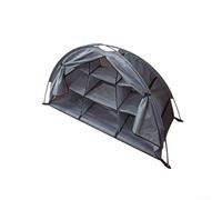 Jonikuper Organizer per scarpe da campeggio, con 9 ripiani, pieghevole, con robusto tessuto Oxford 210D e capacità di 13,6 kg per ripiano, marrone (grigio)