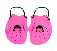 Jonikuper Pagaie da nuoto con cinghie da polso regolabili e design a lama larga, per sport acquatici per bambini, nero/blu/rosa/arancione (rosa)