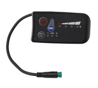 Jonikuper Pannello di controllo a LED S810 per bici elettriche, guscio in ABS impermeabile 24 V/36 V/48 V con funzione di memoria del cambio e consumo energetico della batteria reale, compatibile con