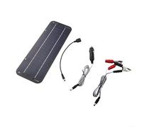 Jonikuper Pannello solare per manutenzione batteria, 30 W, 12 V, impermeabile, IP65, per auto, barca, camper, moto, motoslitta con ventose, connettore USB