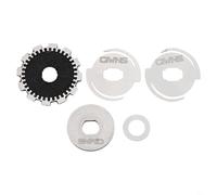 Jonikuper Parti di ricambio per mulinello REVO BEAST X Baitcasting, con perno a mezzaluna e albero attorcigliato, kit di riparazione per mulinello da pesca, accessori in acciaio inossidabile, 44,5 mm