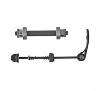 Jonikuper Per mozzo ruota anteriore e posteriore asse a sgancio rapido con 2 cuscinetti, design con asse cavo, materiale in acciaio per componenti da ciclismo (anteriore)