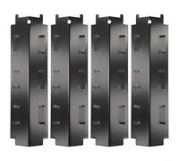 Jonikuper Piastre deflettori di calore per barbecue, set di ricambio in acciaio inox, compatibili con Charbroil, accessori per grill a gas (4 pezzi)