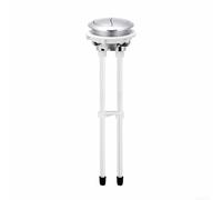 Jonikuper Pulsante per serbatoio WC a doppio scarico con struttura in ABS per apertura di 48 mm di diametro, parte di ricambio con base in gomma