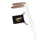 Jonikuper Rame puro Metal Detector Rod, strumento di ricerca sotterraneo, accessorio di caccia al tesoro Sonde di rame puro Rod per la ricerca di tesori d'acqua