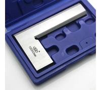 Jonikuper Righello quadrato per macchinisti, strumento di misurazione ad angolo retto di 90°, in acciaio inossidabile, precisione di grado 1 (± 0,02-0,05 mm), travi a terra e lappate e (100 × 63 mm)