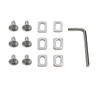 Jonikuper Road For Bike - Tacchetti per pedali con 6 rondelle e 6 viti M5, compatibili con KEO e sistemi per componenti da ciclismo