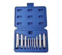 Jonikuper Set di 10 estrattori per maschi per la rimozione di viti a testa spogliata danneggiate o rotte, M5-M22, acciaio zincato 45#, compatibile con chiave per rubinetto (SKU)