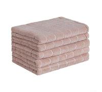 Jonikuper Set di 5 strofinacci in microfibra, morbidi e assorbenti, ad asciugatura rapida, lavabili in lavatrice, 30 x 30 cm, stracci per cucina, bagno o spolverare (curry)