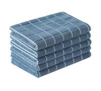Jonikuper Set di 5 strofinacci in microfibra, morbidi e assorbenti, ad asciugatura rapida, lavabili in lavatrice, 30 x 30 cm, stracci per cucina, bagno o spolverare (blu)
