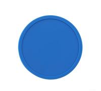 Jonikuper Set di 6 tappetini isolanti in silicone, resistenti al calore, antiscivolo, per barbecue all'aperto, campeggio, tazze e piatti, blu, grigio, nero (blu)