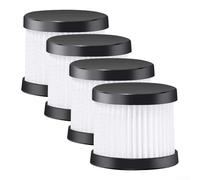 Jonikuper Set di filtri HEPA 12 ad alte prestazioni per aspirapolvere portatile senza fili CVH 2 e CVH 2 Premium - Confezione da 2, nero/bianco (confezione da 4)