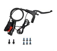 Jonikuper Set freno a disco idraulico per bici E-For, pinze a doppio pistone anteriore e posteriore con leva in alluminio CNC, compatibile con biciclette elettriche e scooter (freno anteriore)