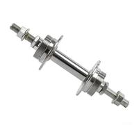 Jonikuper Set mozzo ruota anteriore e posteriore con design a 36 fori, struttura in acciaio ferro, finitura argento liscia, adatto per bici da strada, a scatto fisso e bici da vecchia scuola, per una