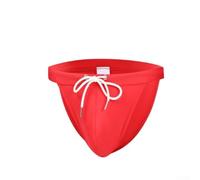 Jonikuper Slip da bagno da uomo per nuoto, abbigliamento da spiaggia in nylon spandex tessuto elasticizzato, traspirante, vestibilità comoda - M XXL, bianco/nero/blu scuro/rosso mai/blu/verde (rosso