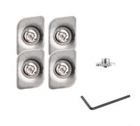 Jonikuper Staffa limitatrice in acciaio inox, confezione da 5, installazione senza punzonatura per una ventilazione sicura, controllo dell'apertura regolabile con set di chiavi (22 mm)