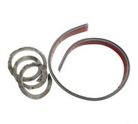 Jonikuper Striscia di tenuta a spazzola per la parte inferiore della porta, 100 cm, per uso interno ed esterno, a prova di insetti, insonorizzante, antivento, compatibile con la maggior parte delle