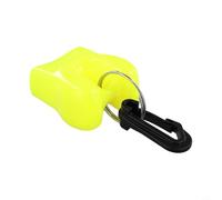 Jonikuper Supporto per bocchino per immersioni subacquee, in PVC, 56 mm, per attacco BCD, arancione, giallo, verde, blu, per fissare il secondo stadio e l'ingresso di sabbia (giallo)