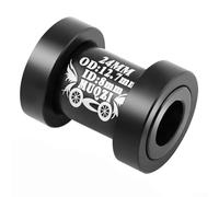 Jonikuper Supporto per boccola ammortizzatore posteriore in lega di alluminio 7075 per mountain bike e Softail, nero, diametro interno 8 mm/10 mm, diametro esterno 12,7 mm (24-8 mm)