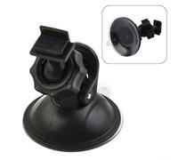 Jonikuper Supporto per telecamera da cruscotto con ventosa per rotazione a 360 gradi, staffa in plastica nera per videoregistratori e supporti per fotocamera da auto
