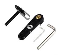 Jonikuper Tendicatena a velocità singola in lega di alluminio e adattatore guida per biciclette, per lavorazione CNC, anodizzato nero o oro, caduta della catena e riduce lo schiaffo della catena