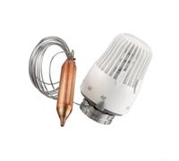 Jonikuper Testina termostato con sensore remoto integrato per una regolazione accurata della temperatura, limiti superiori e inferiori regolabili, compatibile con valvole M30x1,5