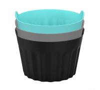 Jonikuper Uovo in silicone per friggitrice ad aria, per uova in camicia, riutilizzabili, compatibili con friggitrici ad aria, microonde, forno, frigorifero, lavabili in lavastoviglie, 6,5 x 5 cm