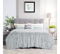JONIYEAR Coperta decorativa extra large in finta pelliccia, dimensioni 180 x 203 cm, morbida e leggera, coperta pelosa per letto, divano, coperta invernale calda e spessa, colore: grigio
