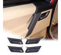 JONKOKO 2 coperture decorative per maniglia interna della portiera, in ABS, colore nero, per L@nd Rover Freelander 2 2007-2015, accessori decorativi per maniglia della portiera dell'auto (nero opaco)