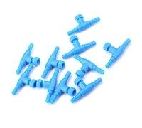 Jonlaki 10 Pezzi di Plastica Aquarium Pompa Dell'aria di Pesce Valvole Comoda Regolazione del Volume del Gas per Pesce Acquario Blu 10pcs