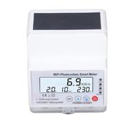 Jonlaki Contatore Fotovoltaico WiFi 110 V/220 V di Energia con Sovracorrente, App e Controllo Vocale, Timer 1PH 4P per la Vita