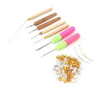 Jonlaki Dreadlocks All'uncinetto Set di Perline per Perle Decorazioni Durevoli per Feste per le Mostre Cinema