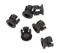 Jonlaki Fibbia Piatta in Plastica con Supporto LED da 200 Pezzi per il Montaggio di Diodi Emettitori di Luce in Progetti Ed Esperimenti Fai-da-te (BLACK)