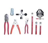 Jonlaki Kit di Strumenti per la Manutenzione della Batteria da 9 Pezzi con Estrattore Terminale Multifunzionale, Divaricatore e Pinze per un'efficiente Manutenzione Automobilistica