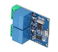 Jonlaki Modulo relè Interruttore di Controllo Intelligente USB a 2 Vie Ad Alte Prestazioni con LED e Sovracorrente