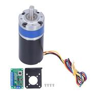 Jonlaki Motoriduttore Brushless DC 24V con Bobine in Rame, Ingranaggio in Acciaio, Controller e Albero a D per Applicazioni Versatili (60 giri/min)