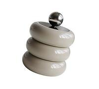 Jonlaki Porta Qtip, Porta Batuffoli di Cotone Cotton Fioc Dispenser Qtip in Stile Nordico con Coperchio Sigillante per Famiglia, Vicini, Amici e Colleghi (Jonlaki7obvpwkhfi-15)