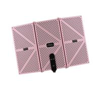 Jonlaki Schermo Isolante per Microfono, Pannelli Acustici per Apparecchiature Studio a 3 Porte di Grandi Dimensioni Pieghevoli e Portatili per la Registrazione e il Canto, Riduzione del Rumore (PINK)