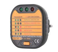 Jonlaki Tester per Prese Elettriche Multifunzione con Indicatori per il Rilevamento Rapido dei Guasti, Strumento Compatto e Portatile per Uso Domestico e Professionale