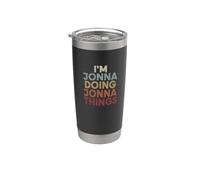 Jonna Name Jonna Personalized Name First Given Bicchiere termico in acciaio inox doppia parete