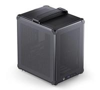 Jonsbo C6-ITX Case PC Mini-Tower Nero - compatto, Mini-ITX, GPU fino a 255 mm, dissipatore CPU fino a 75 mm, fino a 3 ventole, USB-C frontale I/O