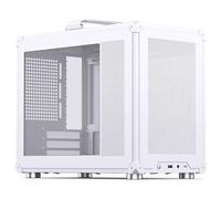 Jonsbo C6 MAX Case PC bianco - case mATX compatto con maniglia, mesh per il flusso d’aria, spazio per GPU fino a 335mm, dissipatore CPU fino a 170mm, 5 posizioni per ventole