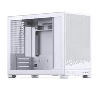 Jonsbo D32 STD Case PC Bianco | Mini Case per Micro-ATX con vetro temperato, compatibile Back-Connect, forte flusso d'aria, compatto e stiloso per build da gaming