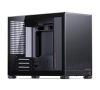 Jonsbo D32 STD Case PC Nero | Mini Case per Micro-ATX con vetro temperato, compatibile Back-Connect, forte flusso d'aria, compatto e stiloso per build da gaming