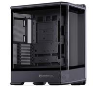 Jonsbo D400 Case PC Nero | Tower Midi ATX con vetro temperato 270° finestra panoramica, supporto doppio radiatore da 360 mm, USB-C