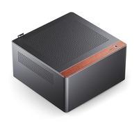 Jonsbo N10 NAS Mini Tower - Alloggiamento compatto per schede madri ITX, fino a 4 unità SSD da 2,5", 2 ventole, gabbie per dischi rigidi, design in alluminio - nero