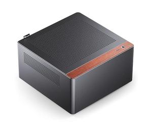 Jonsbo N10 Case PC Nero - Mini-Tower per Mini-ITX, con 2 ventole, fino a 4 SSD da 2,5 pollici, case compatto per HTPC, NAS e sistemi office