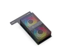 JONSBO per Scheda Madre MATX NF-2 Memory Stick Cooler DDR4 DDR5 Overclocking ARGB Gilet Termico Modulo Ventola di Memoria, Nero