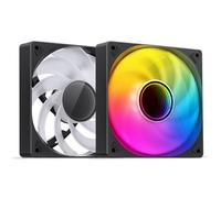 Jonsbo SL-120BR sistema di raffreddamento per computer Case per computer Ventilatore 12 cm Nero, Bianco 1 pz