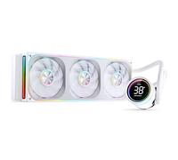 Jonsbo TH-360 AiO - Raffreddatore ad acqua CPU da 360 mm con ARGB, indicatore di temperatura LED e ventola a singolo fotogramma